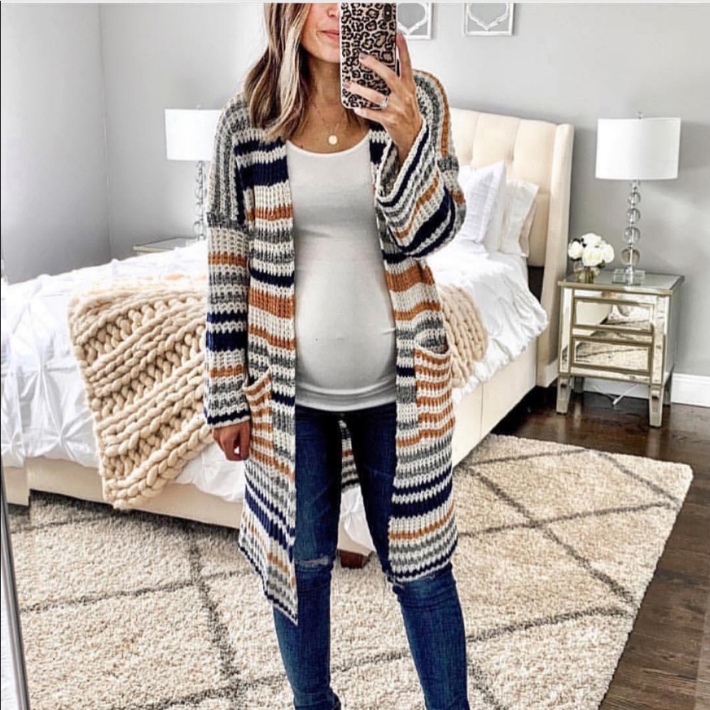 Chunky knit cardigan